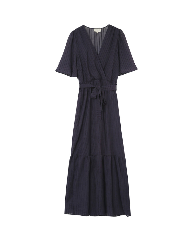 Grace &amp; Mila - Dress PERSE - Navy - Boutique Adam &amp; Eve marque canadienne, marque québécoise
