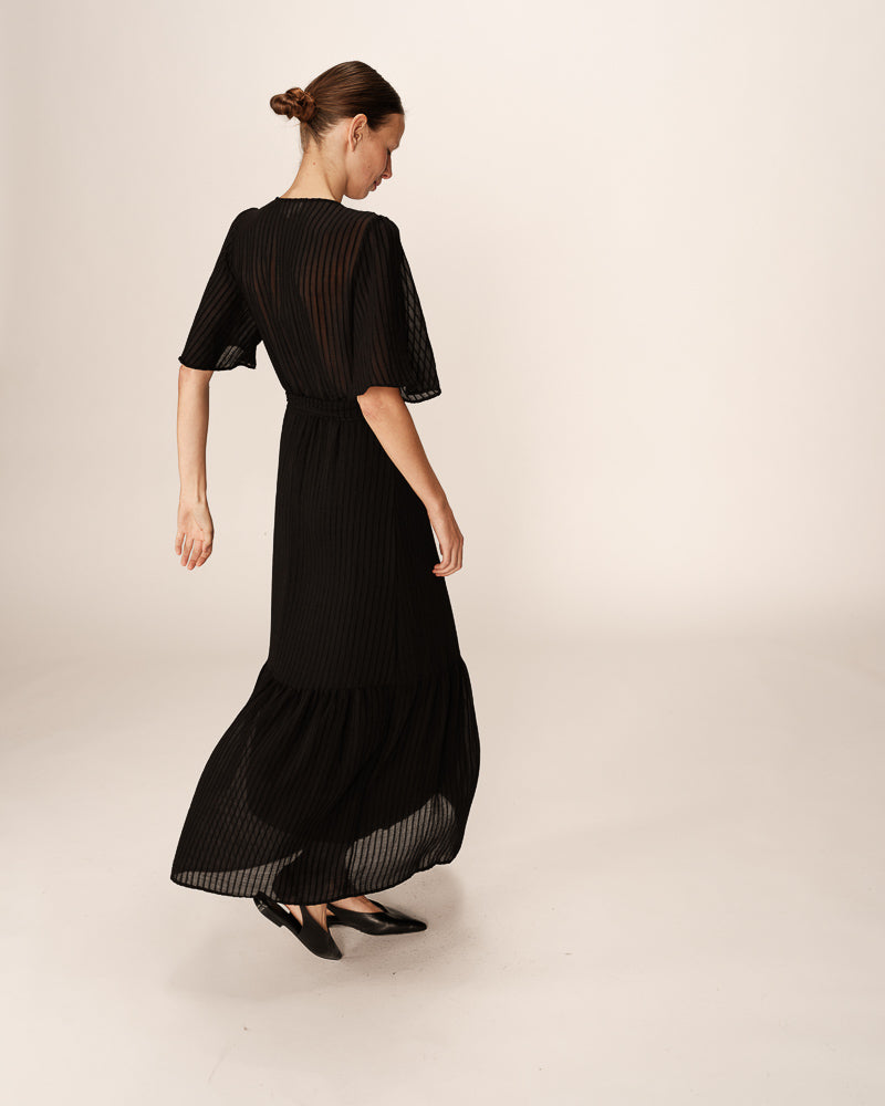 Grace &amp; Mila - Dress PERSE - Black - Boutique Adam &amp; Eve marque canadienne, marque québécoise