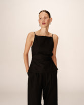 Grace & Mila - Top PESTO - Black - Boutique Adam & Eve marque canadienne, marque québécoise