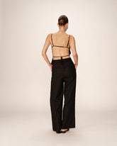 Grace & Mila - Top PESTO - Black - Boutique Adam & Eve marque canadienne, marque québécoise