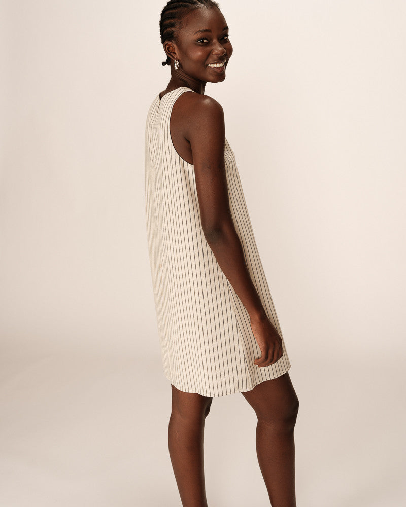Grace &amp; Mila - Dress PETZ - Off White - Boutique Adam &amp; Eve marque canadienne, marque québécoise
