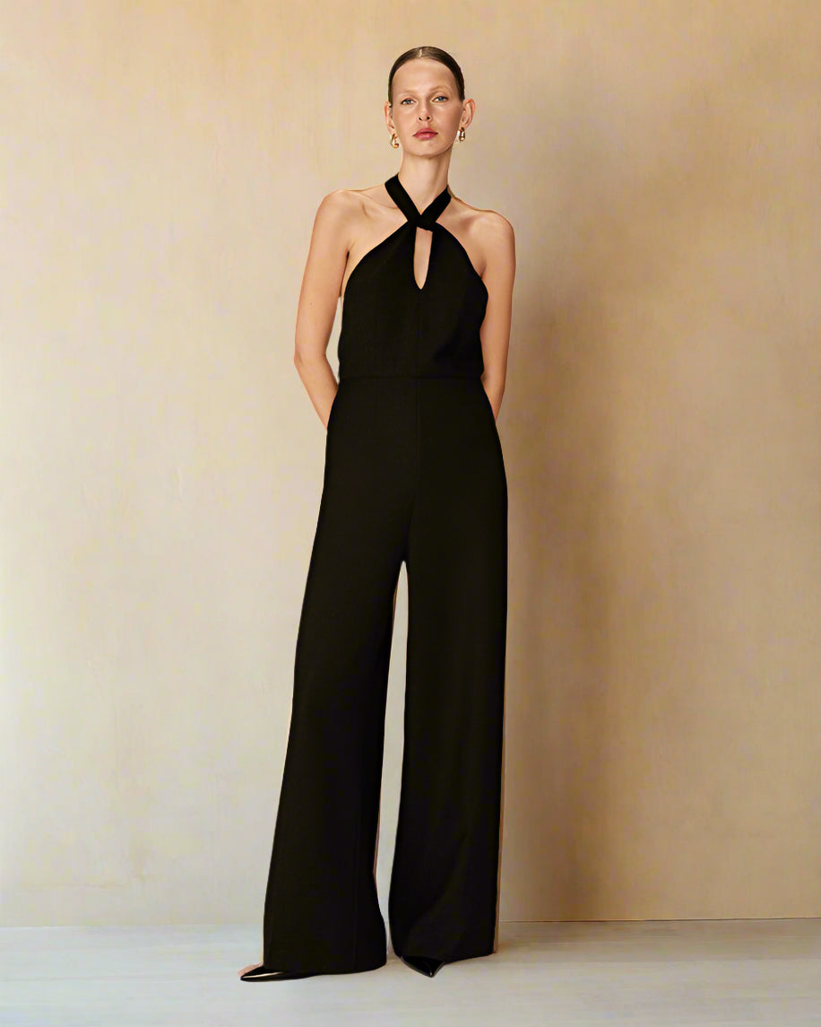 Grace & Mila - Jumpsuit PHILOMENE - Black - Boutique Adam & Eve marque canadienne, marque québécoise