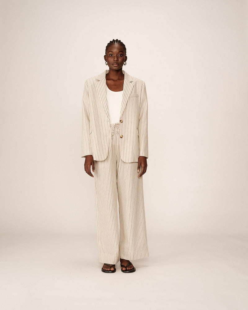 Grace &amp; Mila - Blazer PIA - Off White - Boutique Adam &amp; Eve marque canadienne, marque québécoise