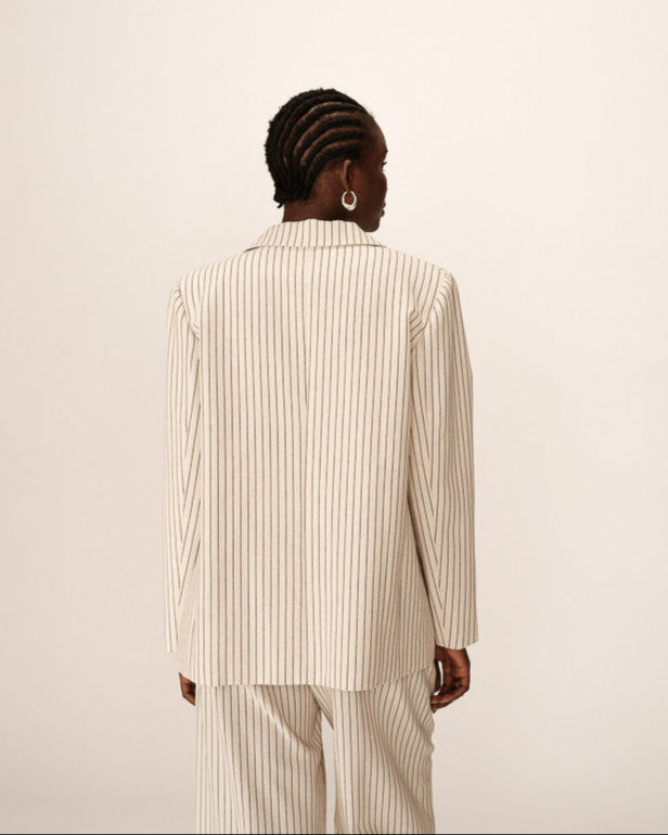 Grace &amp; Mila - Blazer PIA - Off White - Boutique Adam &amp; Eve marque canadienne, marque québécoise