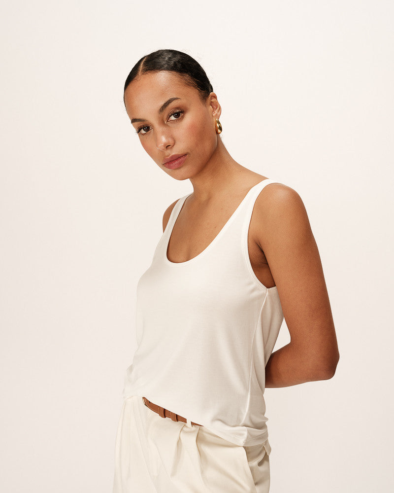 Grace &amp; Mila - Top PIE - Offwhite - Boutique Adam &amp; Eve marque canadienne, marque québécoise