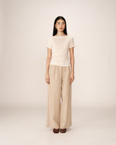 Grace & Mila - Top PILAR - Offwhite - Boutique Adam & Eve marque canadienne, marque québécoise