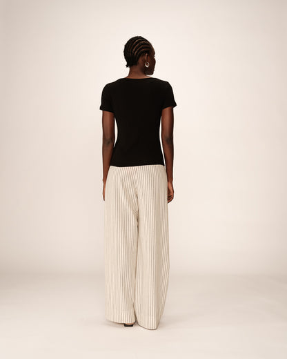Grace &amp; Mila - Top PILAR - Black - Boutique Adam &amp; Eve marque canadienne, marque québécoise