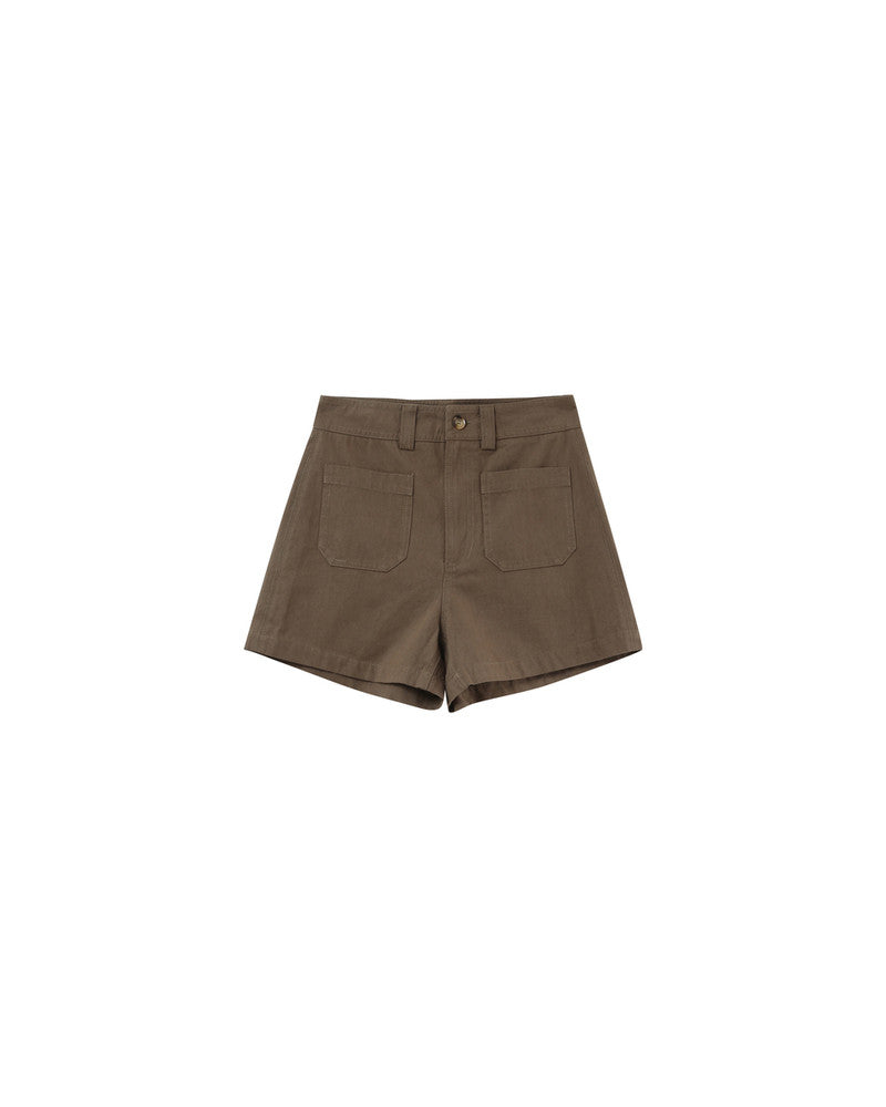 Grace &amp; Mila - Shorts PINO - Khaki - Boutique Adam &amp; Eve marque canadienne, marque québécoise