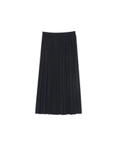 Grace & Mila - Skirt PLISSE - Navy - Boutique Adam & Eve marque canadienne, marque québécoise