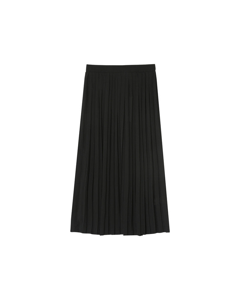 Grace &amp; Mila - Skirt PLISSE - Black - Boutique Adam &amp; Eve marque canadienne, marque québécoise