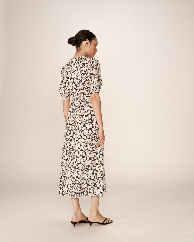 Grace &amp; Mila - Dress POLDIE - Floral - Boutique Adam &amp; Eve marque canadienne, marque québécoise