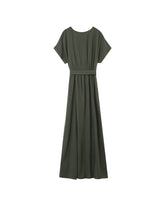 Grace & Mila - Dress POLLEN - Khaki - Boutique Adam & Eve marque canadienne, marque québécoise