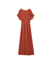 Grace & Mila - Dress POLLEN - Terracotta - Boutique Adam & Eve marque canadienne, marque québécoise
