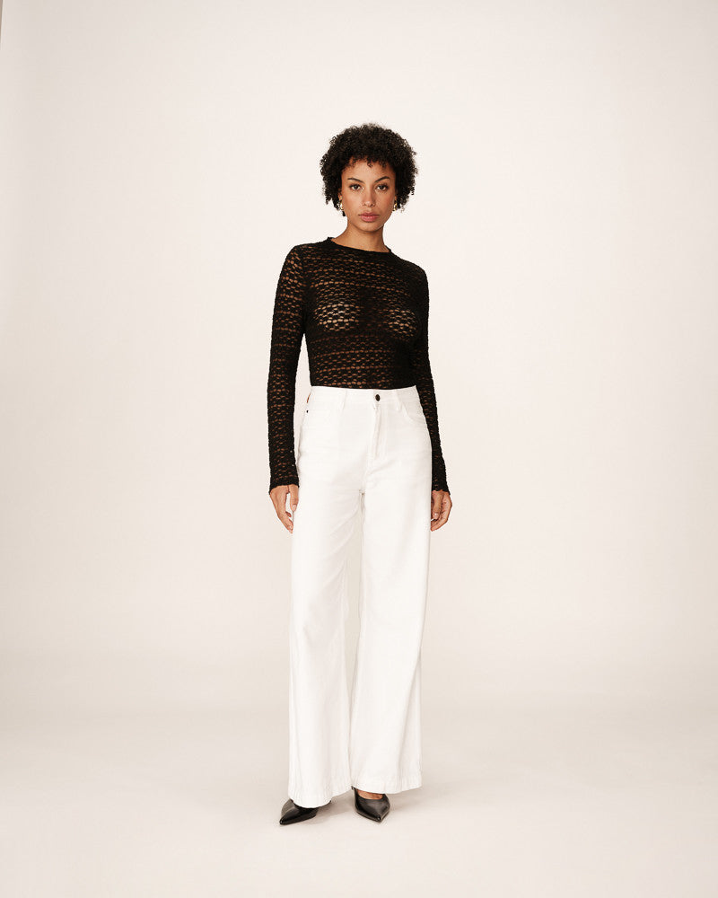 Grace &amp; Mila - Top PRAIRIE - Black - Boutique Adam &amp; Eve marque canadienne, marque québécoise