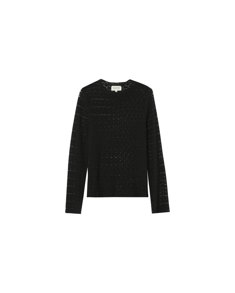 Grace &amp; Mila - Top PRAIRIE - Black - Boutique Adam &amp; Eve marque canadienne, marque québécoise