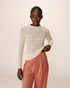 Grace & Mila - Top PRAIRIE - Offwhite - Boutique Adam & Eve marque canadienne, marque québécoise