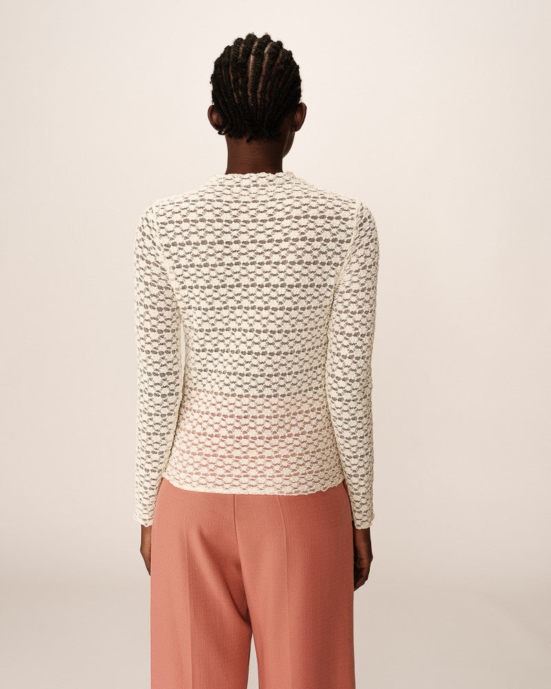 Grace &amp; Mila - Top PRAIRIE - Offwhite - Boutique Adam &amp; Eve marque canadienne, marque québécoise