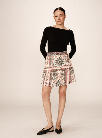 Grace &amp; Mila - Skirt PRECIEUSE - Offwhite - Boutique Adam &amp; Eve marque canadienne, marque québécoise