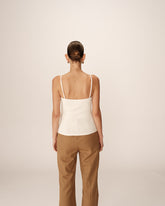 Grace & Mila - Top PRESTO - Off white - Boutique Adam & Eve marque canadienne, marque québécoise