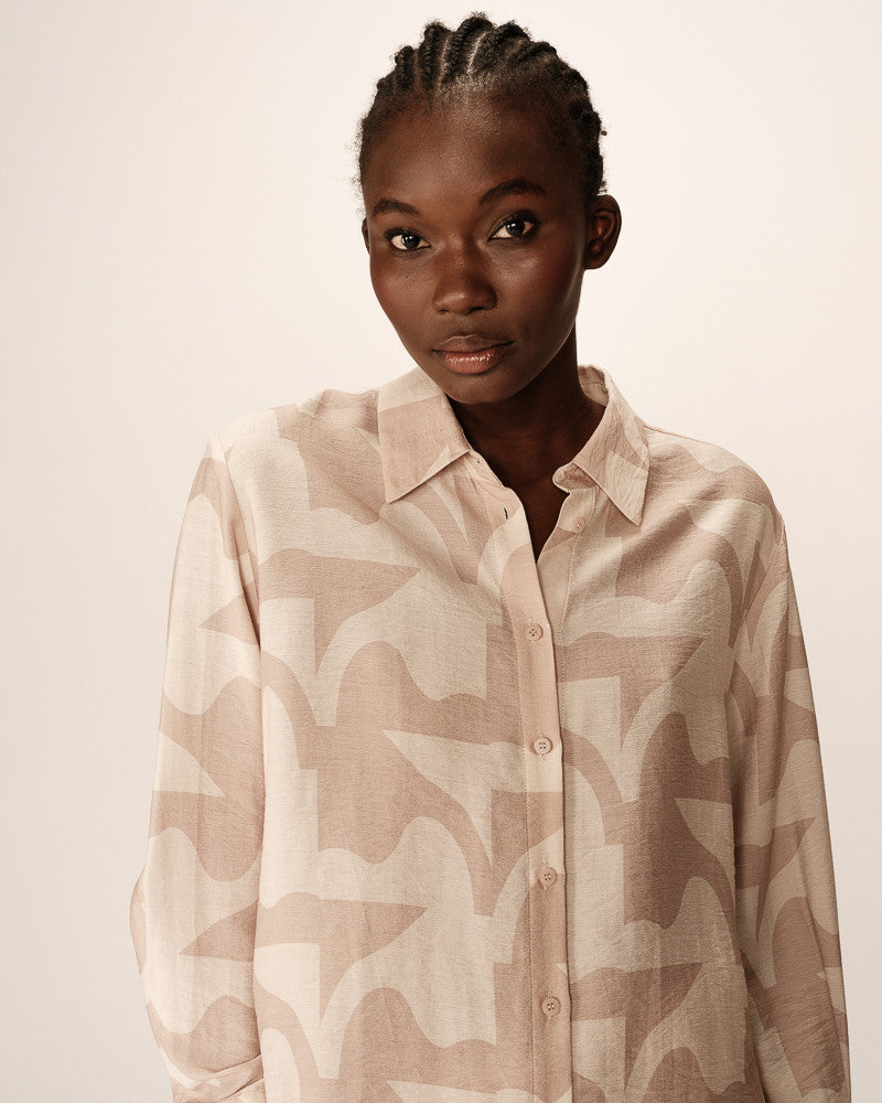 Grace &amp; Mila - Blouse PRIMO - Printed - Boutique Adam &amp; Eve marque canadienne, marque québécoise