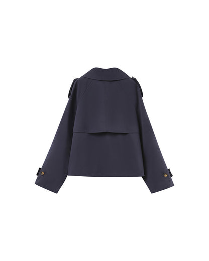 Grace &amp; Mila - Trench PRINTEMPS - Navy - Boutique Adam &amp; Eve marque canadienne, marque québécoise