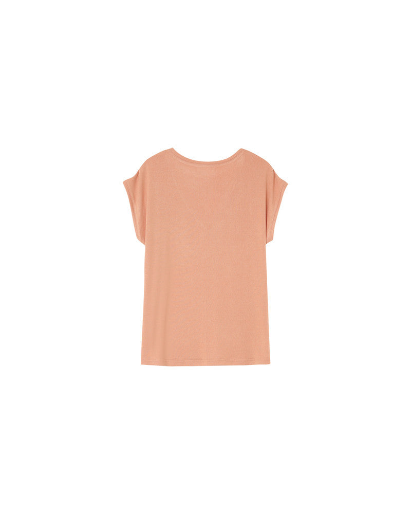 Grace &amp; Mila - T-shirt PROSPER - Orange - Boutique Adam &amp; Eve marque canadienne, marque québécoise