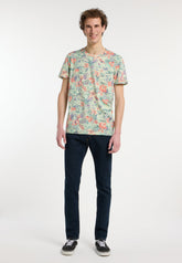 Ragwear T-shirt SWANN - Printed Green - Boutique Adam & Eve marque canadienne, marque québécoise