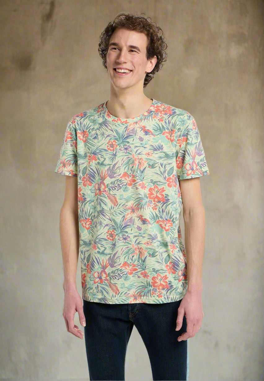 Ragwear T-shirt SWANN - Printed Green - Boutique Adam &amp; Eve marque canadienne, marque québécoise