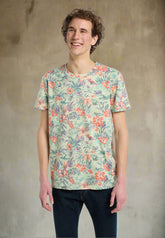 Ragwear T-shirt SWANN - Printed Green - Boutique Adam & Eve marque canadienne, marque québécoise
