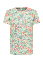 Ragwear T-shirt SWANN - Printed Green - Boutique Adam & Eve marque canadienne, marque québécoise