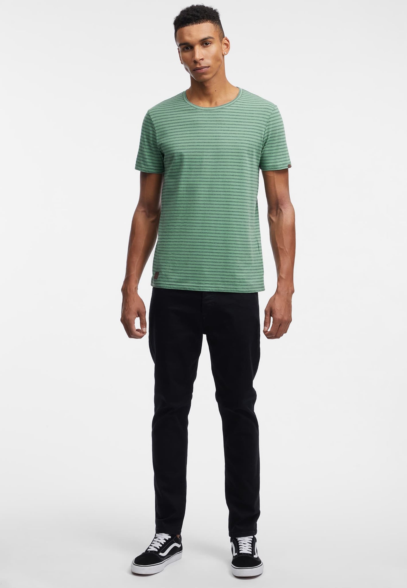 Ragwear t-shirt PAULLO Striped green