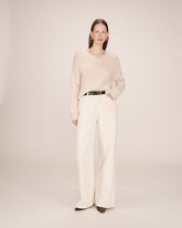 Grace & Mila - Sweater SABADO - Off white - Boutique Adam & Eve marque canadienne, marque québécoise