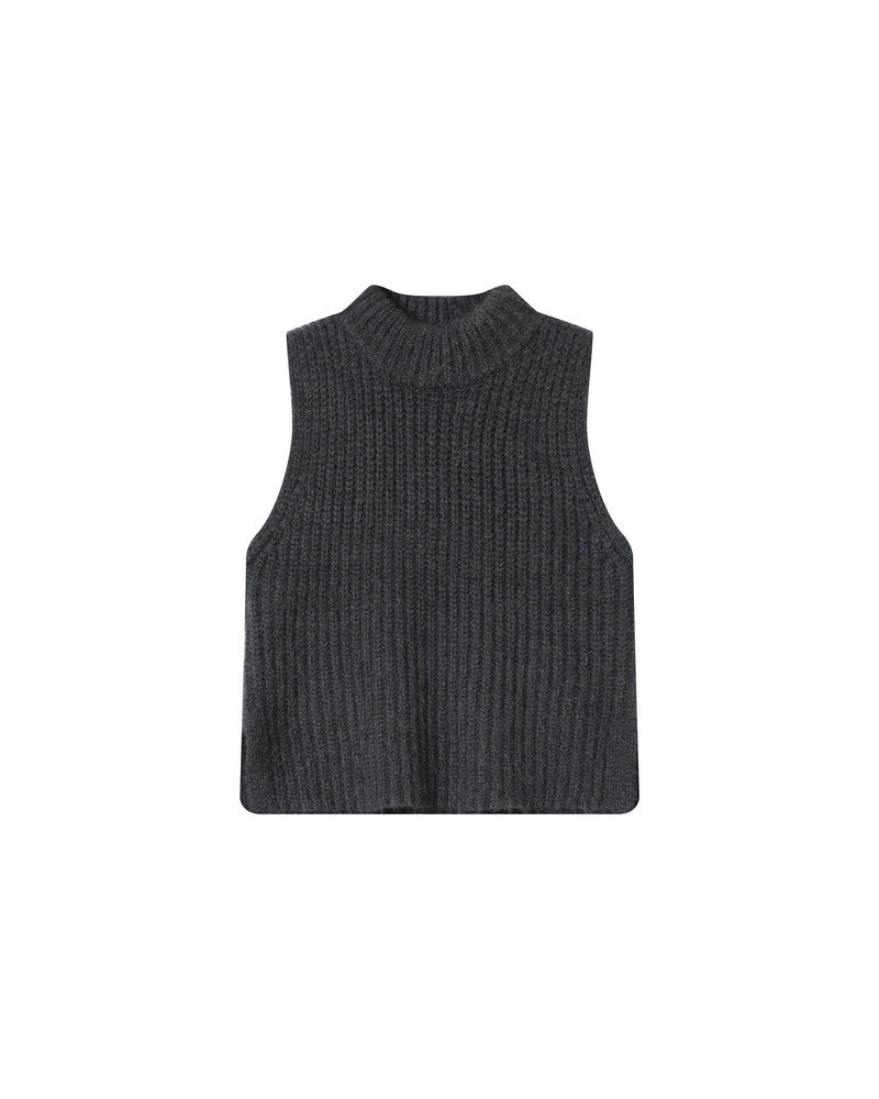 Grace &amp; Mila - Sweater SABLON - Grey - Boutique Adam &amp; Eve marque canadienne, marque québécoise