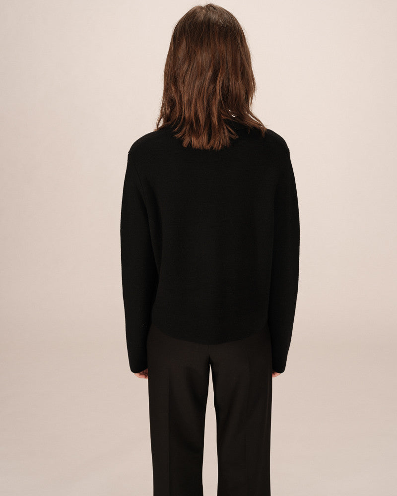 Grace &amp; Mila - Cardigan SAILOR - Black - Boutique Adam &amp; Eve marque canadienne, marque québécoise