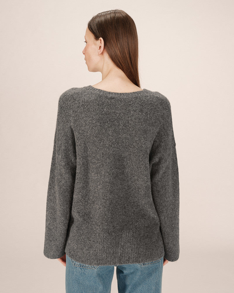 Grace &amp; Mila - Sweater SAINTS - Grey - Boutique Adam &amp; Eve marque canadienne, marque québécoise