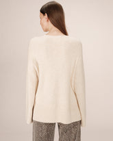 Grace & Mila - Sweater SAINTS - Off white - Boutique Adam & Eve marque canadienne, marque québécoise