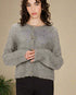 Grace & Mila - Cardigan SALMA - Grey - Boutique Adam & Eve marque canadienne, marque québécoise