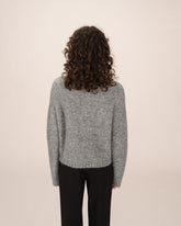 Grace & Mila - Cardigan SALMA - Grey - Boutique Adam & Eve marque canadienne, marque québécoise
