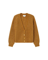 Grace & Mila - Cardigan SALUDA - Ocher - Boutique Adam & Eve marque canadienne, marque québécoise