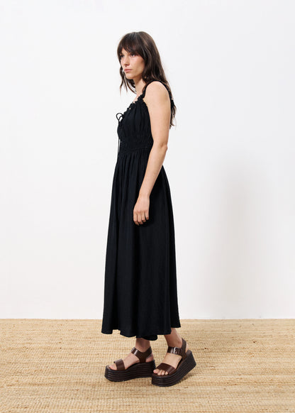 Frnch - Dress SANNE - Black - Boutique Adam &amp; Eve marque canadienne, marque québécoise