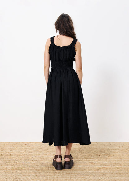Frnch - Dress SANNE - Black - Boutique Adam &amp; Eve marque canadienne, marque québécoise