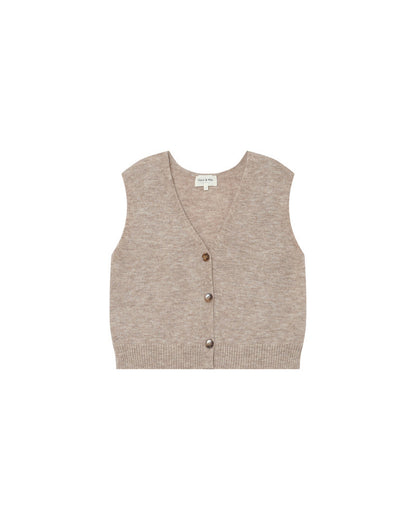 Grace &amp; Mila - Cardigan SANTA - Sand - Boutique Adam &amp; Eve marque canadienne, marque québécoise