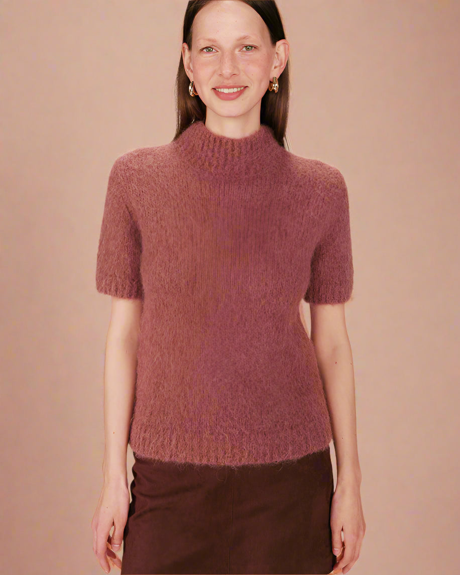 Grace &amp; Mila - Sweater SAULE - Terracotta - Boutique Adam &amp; Eve marque canadienne, marque québécoise