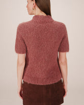Grace & Mila - Sweater SAULE - Terracotta - Boutique Adam & Eve marque canadienne, marque québécoise