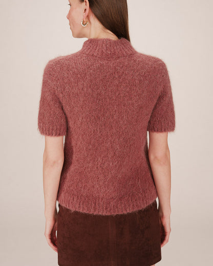 Grace &amp; Mila - Sweater SAULE - Terracotta - Boutique Adam &amp; Eve marque canadienne, marque québécoise