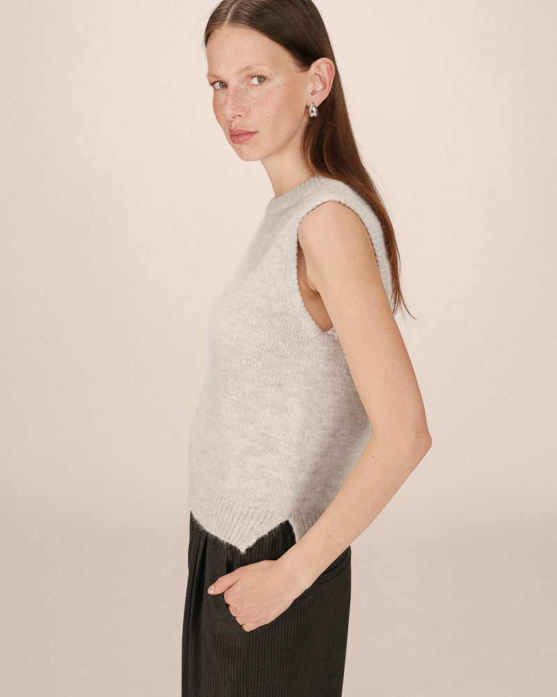 Grace &amp; Mila - Sweater SAY - Grey - Boutique Adam &amp; Eve marque canadienne, marque québécoise