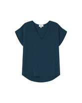 Grace & Mila - Blouse SEASON - Teal - Boutique Adam & Eve marque canadienne, marque québécoise
