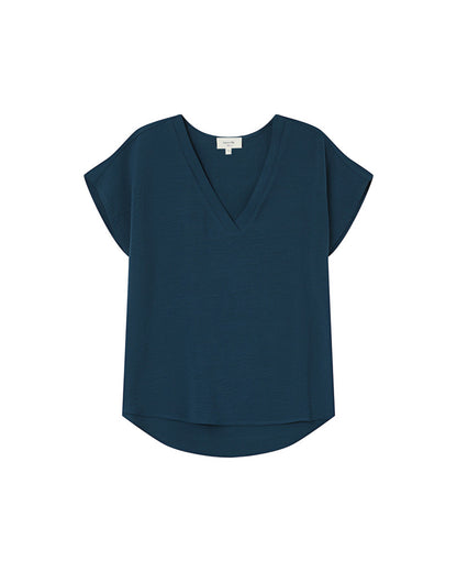 Grace &amp; Mila - Blouse SEASON - Teal - Boutique Adam &amp; Eve marque canadienne, marque québécoise