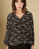 Grace & Mila - Blouse SECRETE - Floral - Boutique Adam & Eve marque canadienne, marque québécoise