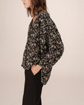 Grace & Mila - Blouse SECRETE - Floral - Boutique Adam & Eve marque canadienne, marque québécoise